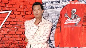 小鬼黃鴻升出席百威啤酒重磅聯名潮品全系列。（記者邱榮吉/攝影）（喝酒不開車） 