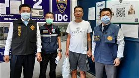 ▲秦庠鈺在泰國被捕後，因為大赦提早出獄，卻試圖再度逃亡，最後還是被攔獲。（圖／翻攝畫面）