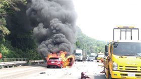 國3,防撞車,火燒車,關西