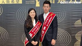 宜蘭的林薇與李智凱，分別獲「兒童、性別及人權關懷」與「體育技藝」類當選資格（圖／翻攝自宜蘭縣府官網）

