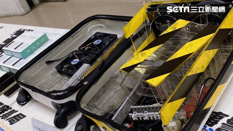 台灣首見！警查獲迷你行李箱詐騙機房