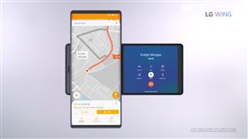 LG WING奇招打造手機隱藏式第二螢幕（圖／台灣樂金提供）
