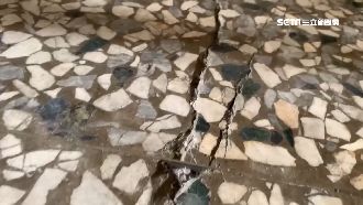 下水道施工8民宅龜裂　婦憂屋倒急哭