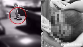 南投米克斯犬咬傷1歲男童／翻攝畫面