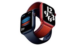 全新Apple Watch Series 6即日起在myfone購物與momo購物網開放預購，下周二同步於台灣大實體及網路門市正式開賣（圖／台灣大提供）