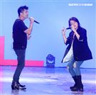 戴愛玲、荒山亮廣播金鐘彩排。（記者邱榮吉/攝影）