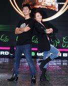 戴愛玲、荒山亮廣播金鐘彩排。（記者邱榮吉/攝影）