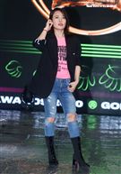 戴愛玲廣播金鐘彩排。（記者邱榮吉/攝影）