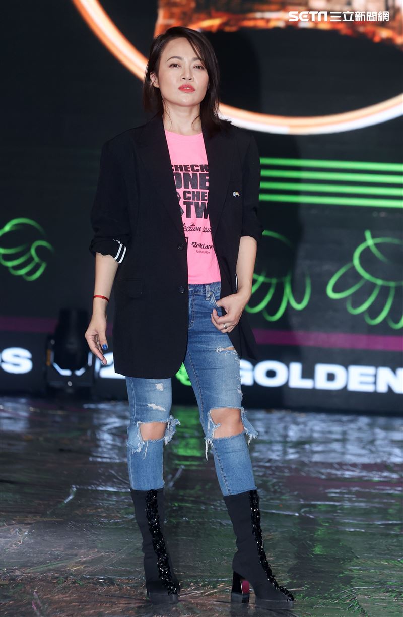 戴愛玲廣播金鐘彩排。（記者邱榮吉/攝影）