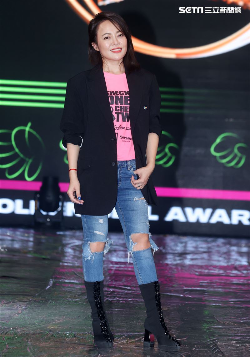 戴愛玲廣播金鐘彩排。（記者邱榮吉/攝影）