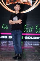 荒山亮廣播金鐘彩排。（記者邱榮吉/攝影）