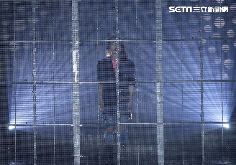 戴愛玲廣播金鐘彩排。（記者邱榮吉/攝影）