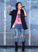 戴愛玲廣播金鐘彩排。（記者邱榮吉/攝影）