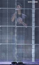 荒山亮廣播金鐘彩排。（記者邱榮吉/攝影）