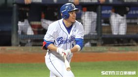 ▲富邦悍將三壘手蔣智賢。（圖／記者劉彥池攝影）