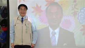 台南市長黃偉哲18日和日本金澤市長山野之義視訊會談，相約疫情趨緩後見面。（圖／台南市政府）