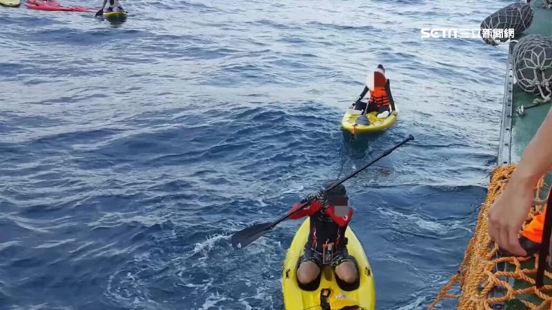 泳客玩立槳體力不支　海巡出動全獲救