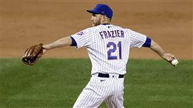 ▲大都會三壘手佛雷澤（Todd Frazier）生涯首度登板。（圖／美聯社／達志影像）