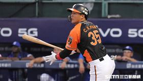 ▲統一獅二壘手潘傑楷敲出陽春砲。（圖／記者劉彥池攝影）