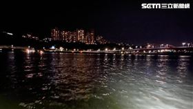 新北市魏男跳進淡水河，游了8小時後抵達社子島。（圖／翻攝畫面）