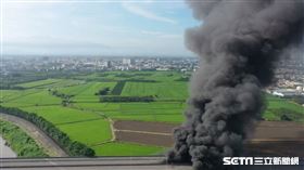 雲林舊榮橋大火／翻攝畫面