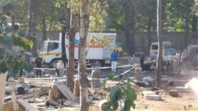 中國首都北京19日凌晨發生大爆炸，官方指出是通州區一個瓦斯儲存場的有部分瓦斯桶爆炸。（圖／翻攝北晚視覺網）