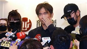 吳宗憲、Kid與峮峮受訪談小鬼。（圖／記者林聖凱攝影）