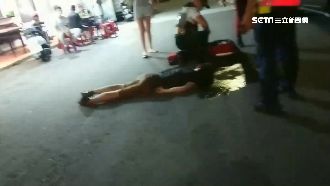 高雄熱炒店前鬥毆　男滿臉鮮血倒路中