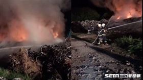 雲林斗六回收場大火／翻攝畫面