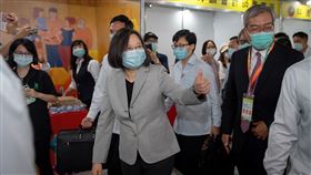 09.20 總統出席第二屆「危老＋都更博覽會」及接受媒體相關時事提問（蔡英文,謝金河,都更博覽會
圖總統府提供