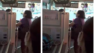 搭公車沒口罩　台中大媽抓狂扯方向盤