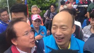 韓國瑜被爆將戰北市　柯文哲曖昧不語