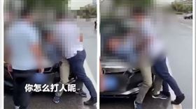 中國,湖南,停車,違規,檢舉,鎖喉（圖／翻攝自沸點視頻）
