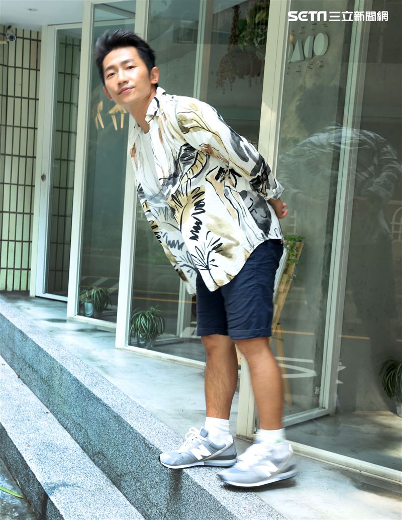 蔡昌憲入圍男主角金鐘三立新聞網專訪。（記者邱榮吉/攝影）