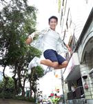 蔡昌憲入圍男主角金鐘三立新聞網專訪。（記者邱榮吉/攝影）