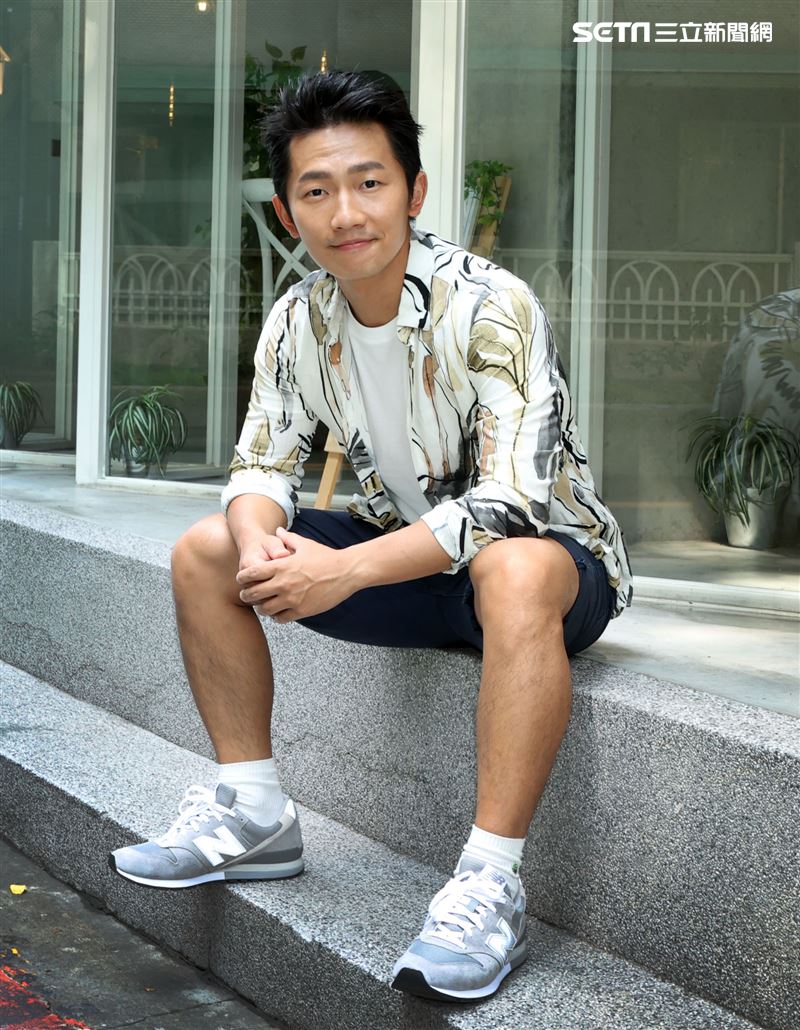 蔡昌憲入圍男主角金鐘三立新聞網專訪。（記者邱榮吉/攝影）