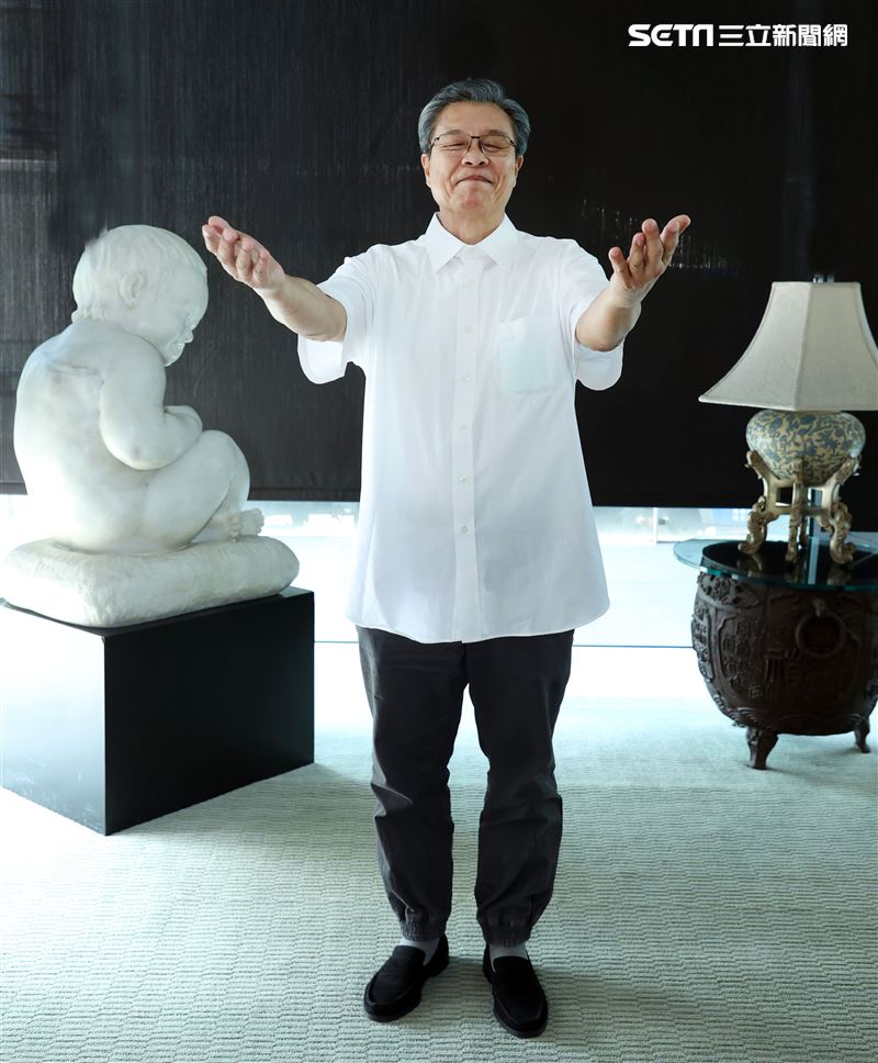 楊烈三立新聞網專訪。（記者邱榮吉/攝影）