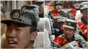 被送往中印邊境當砲灰？解放軍扯嗓痛哭，圖／翻攝自林才竣Michael新號twitter