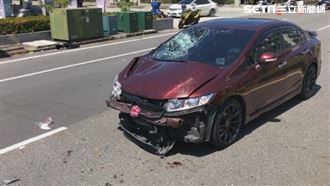 夫遭撞趴引擎蓋亡　妻目睹瞬間癱軟