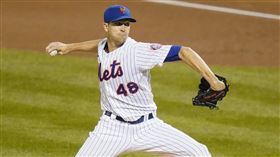 ▲狄格隆（Jacob deGrom）7局飆14K吞敗。（圖／美聯社／達志影像）