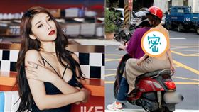 近日網路瘋傳新莊背殺露側胸的超猛「白皙美背妹」。（圖／JKF提供）