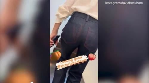 貝克漢也愛這味　偷拍蜜桃美臀還上傳
