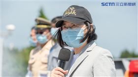 蔡英文慰勉海軍146艦隊。（圖／總統府提供）