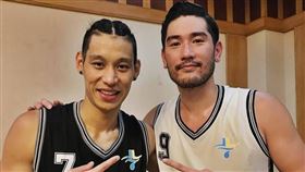 林書豪,高以翔。（圖／翻攝自林書豪臉書）