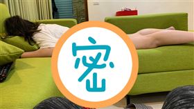 孕妻想趴著睡覺！暖男老公１招完美解決。（圖／翻攝自爆怨公社）