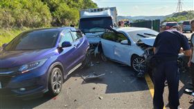 基隆,台26線,車禍,連環撞（圖／翻攝畫面）