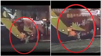 拿行李險遭客運「吃掉」！驚悚畫面曝