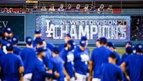 ▲道奇連8年拿下國聯西區冠軍。（圖／翻攝自道奇推特）