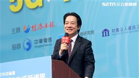 賴清德出席「5G x Al生活新境界科技論壇」。（圖／總統府提供）