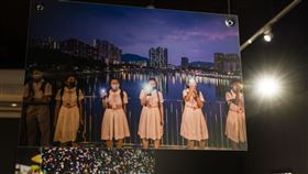 文總協辦攝影展「反送中」照奪首獎，江春男：與港人站一起（圖／文總提供）